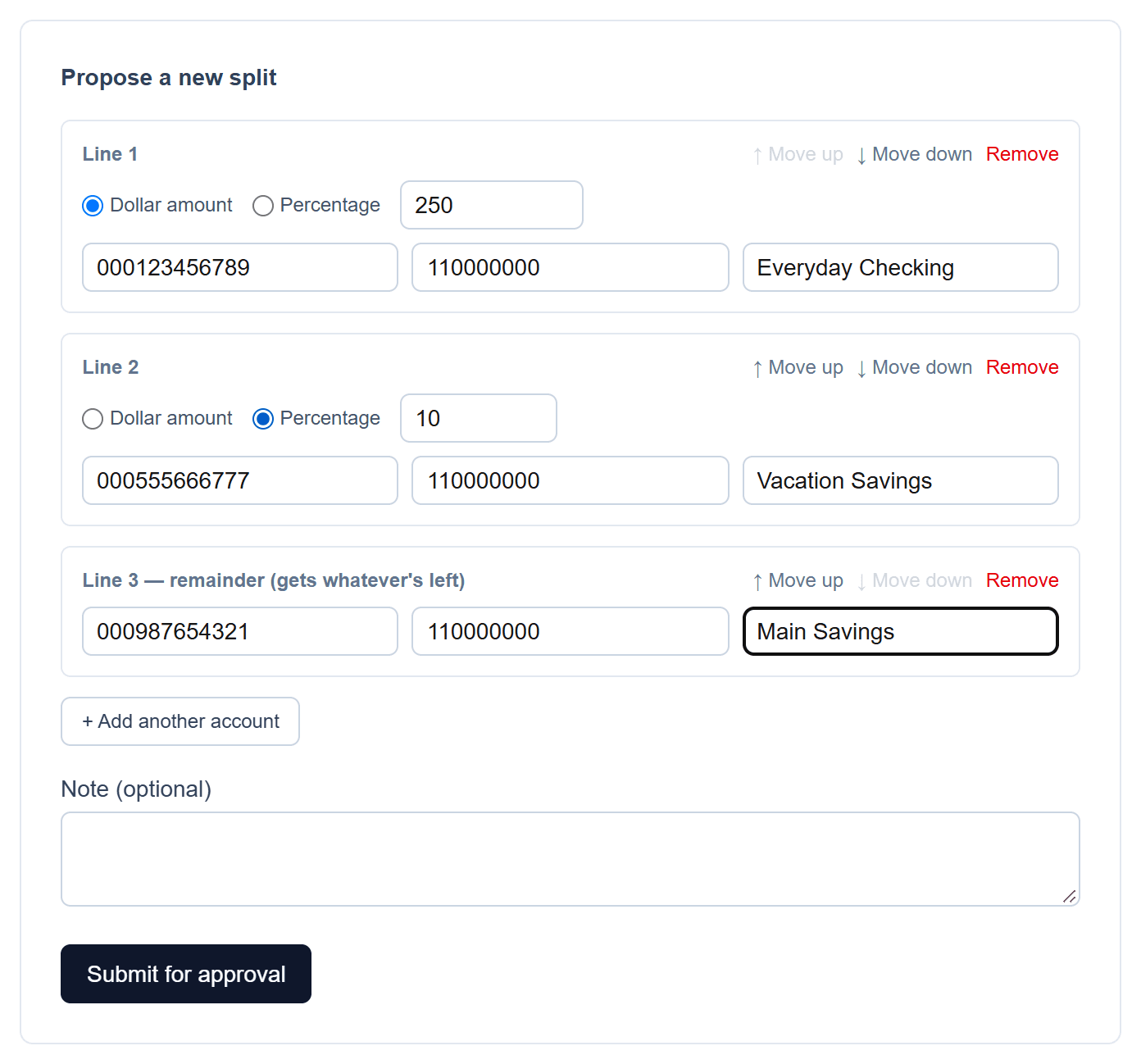 Split direct deposit: They propose a new one